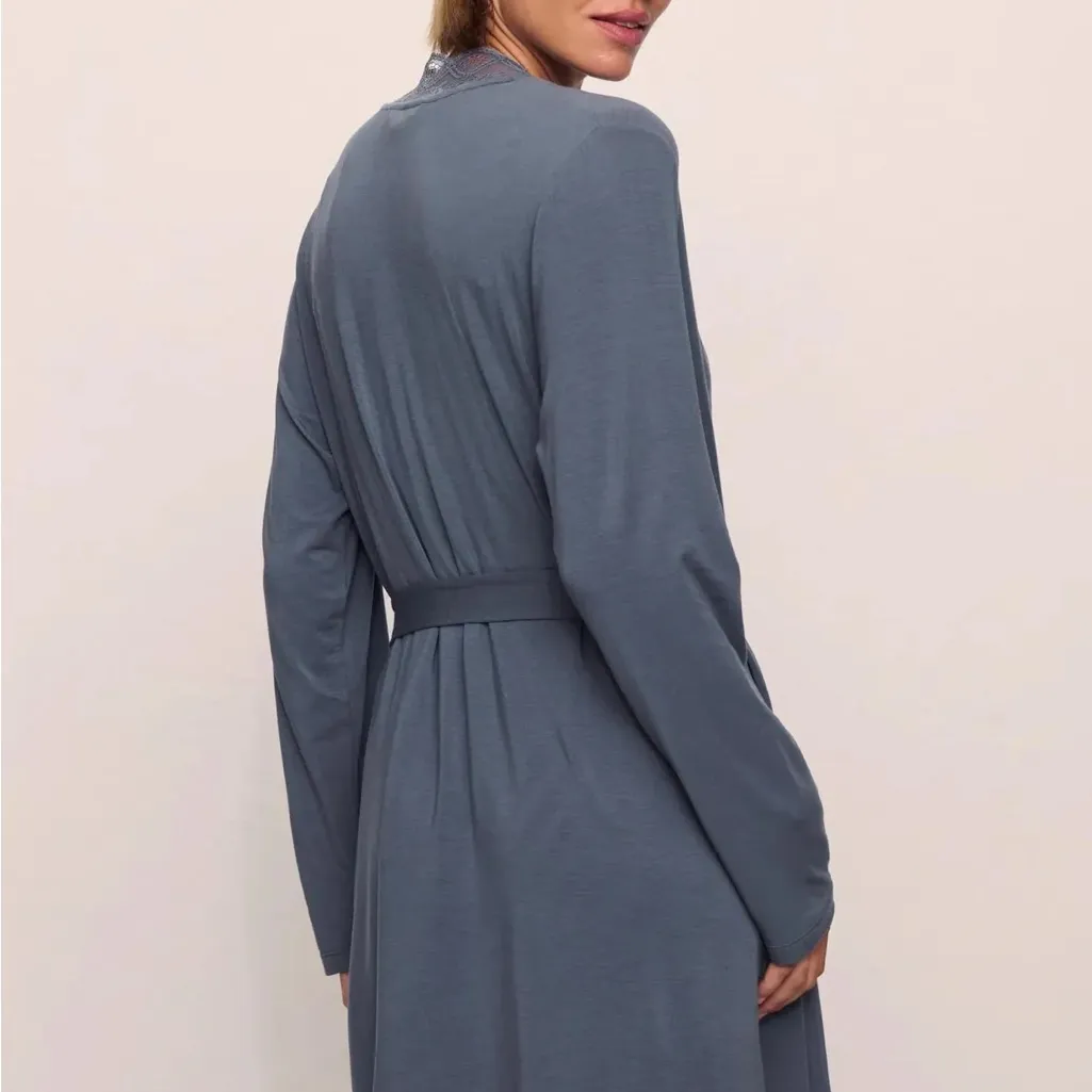 Eberjay EBERJEY Georgina Tencel Modal Robe,Peppercorn, Medium - Image 2