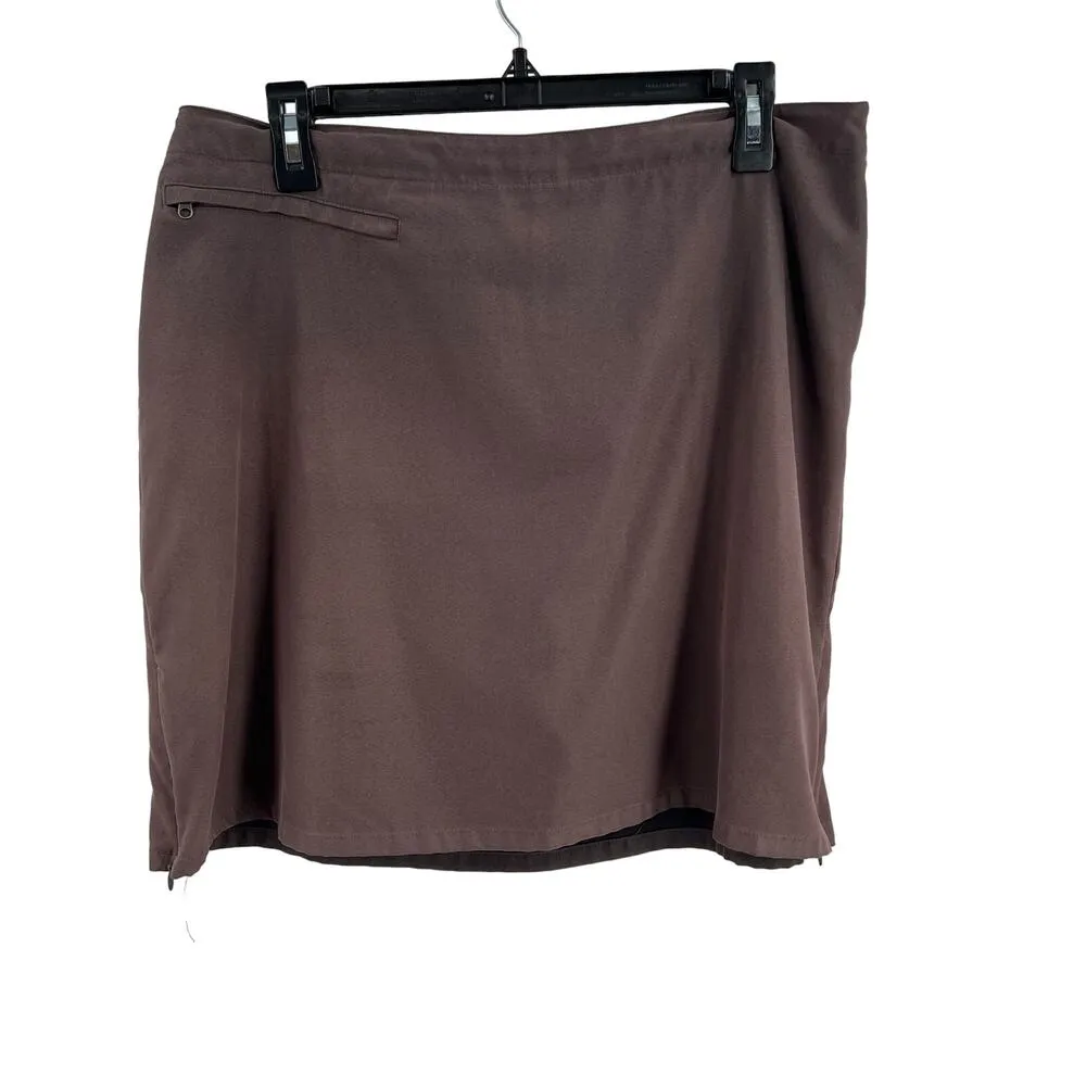 Patagonia Skirt Purple Quick Dry Travel Size 14 - Image 2