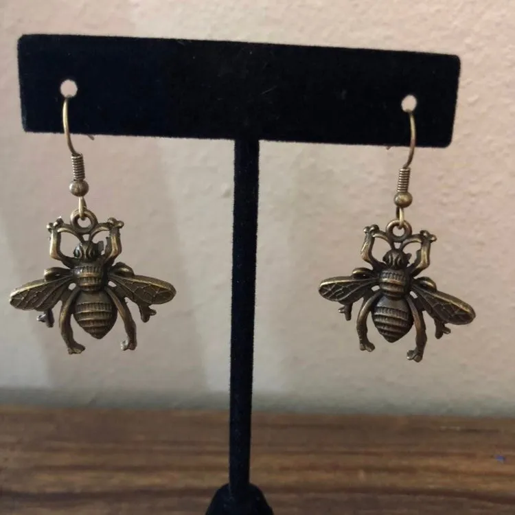 Bumble Bee / Insect Earrings - Image 2