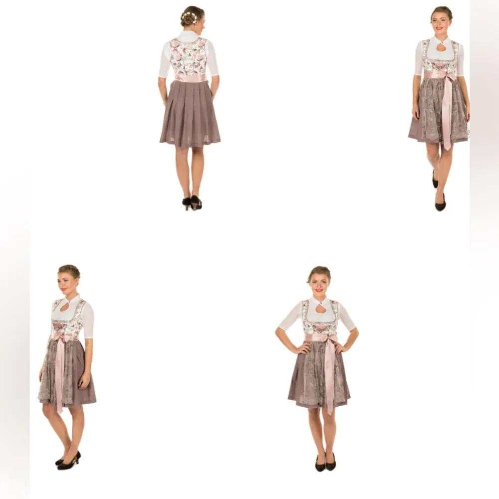 Women’s Cottagecore October Fest floral Corset Dress NWTS - Image 4