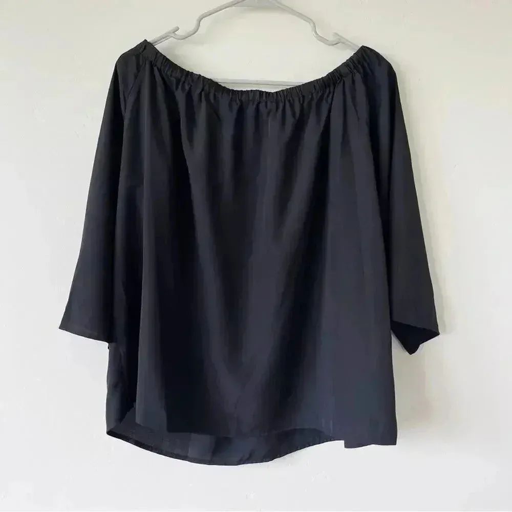Amanda Uprichard Black Nirvana Blouse L EUC - Image 8