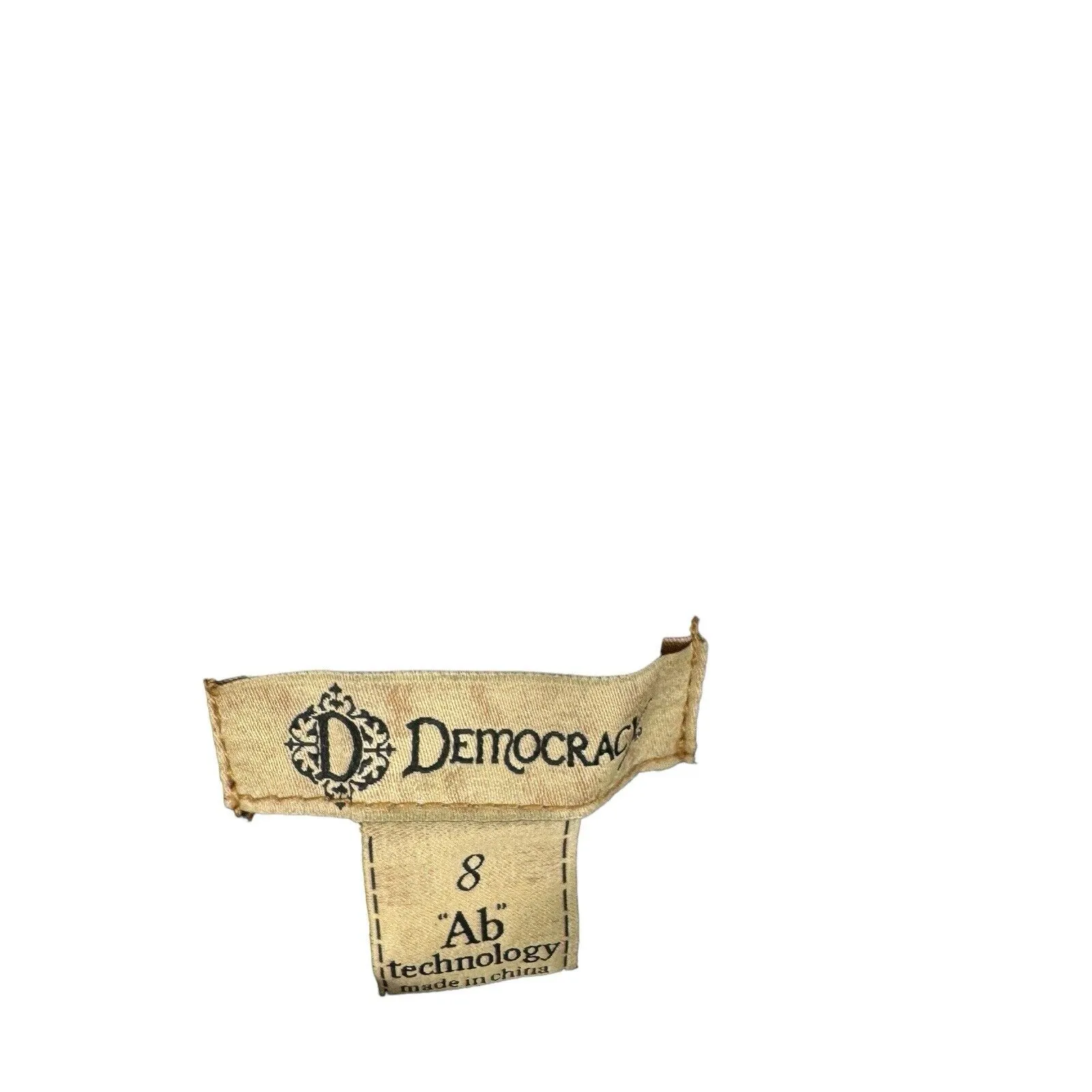 Democracy "Ab" Technology Grey Skinny Pants Cropped Mid Rise Work Office Women 8 - Image 5