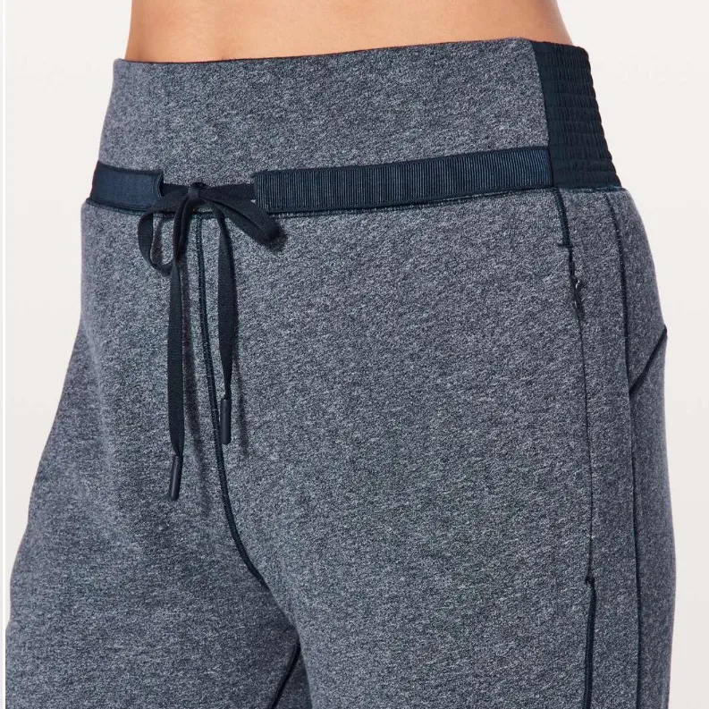 Lululemon Cool & Collected Jogger Heathered Speckled True Navy 6 - Image 3