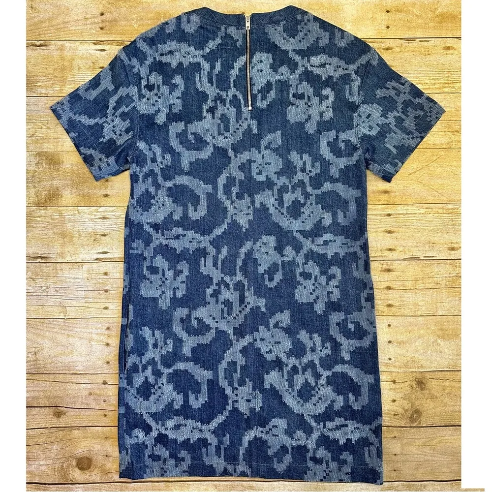 NWT Rag & Bone Indigo Esmond Laser Cut Dress XS - Image 4