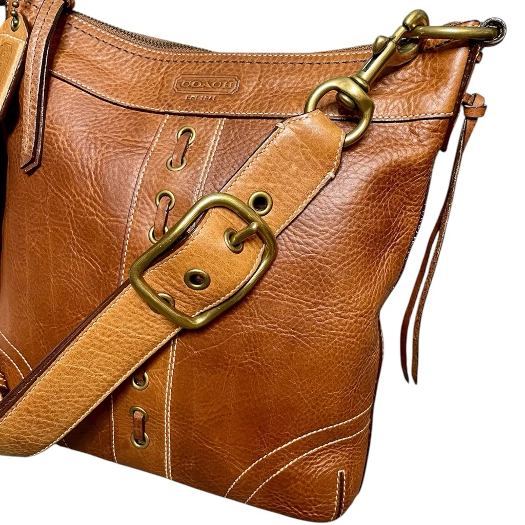 Coach Chelsea 10399 Shoulder Bag Full-Zip Whipstitch Detail Original Hangtag - Image 3