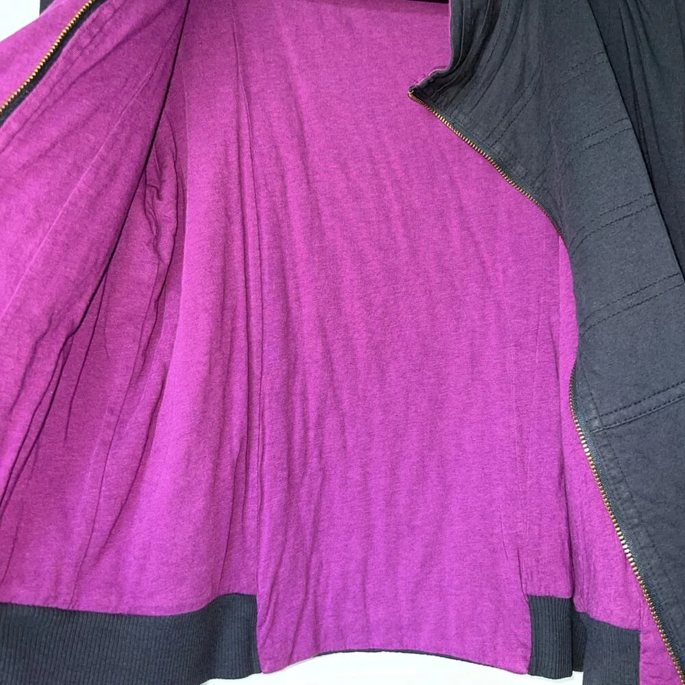 Marc by Marc Jacobs Ruffled Knit Zip Jacket Navy L - Image 6