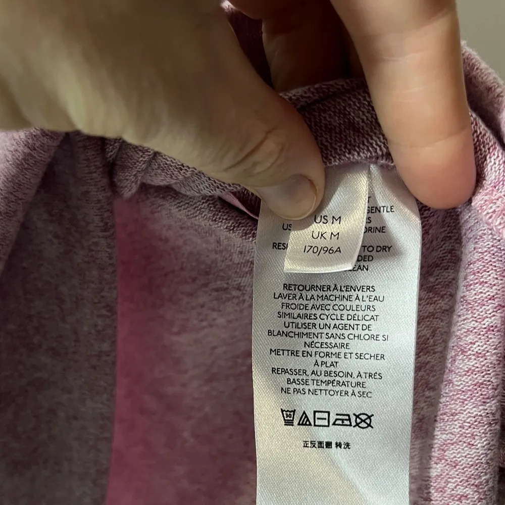 Anthropologie Maeve Tunic Cowl Neck Sweater Medium Relaxed Soft Pink Oversized - Image 11