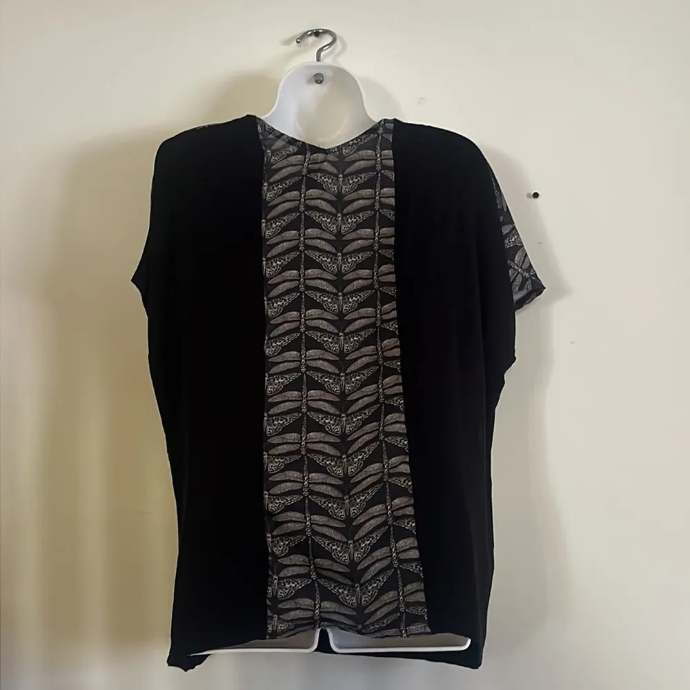 Dragonfly and Butterfly shirt Black Size XL - Image 4