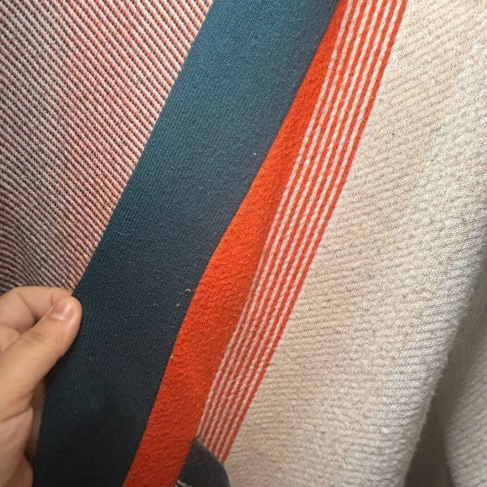 Equipment Anders Kimono Sunfire Scarf Stripe in Multi Color XS - Image 9