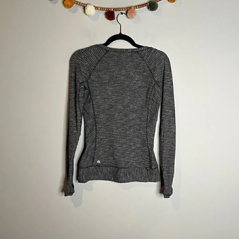 Lululemon Race Your Pace Long Sleeve Coco Pique Black - Image 5