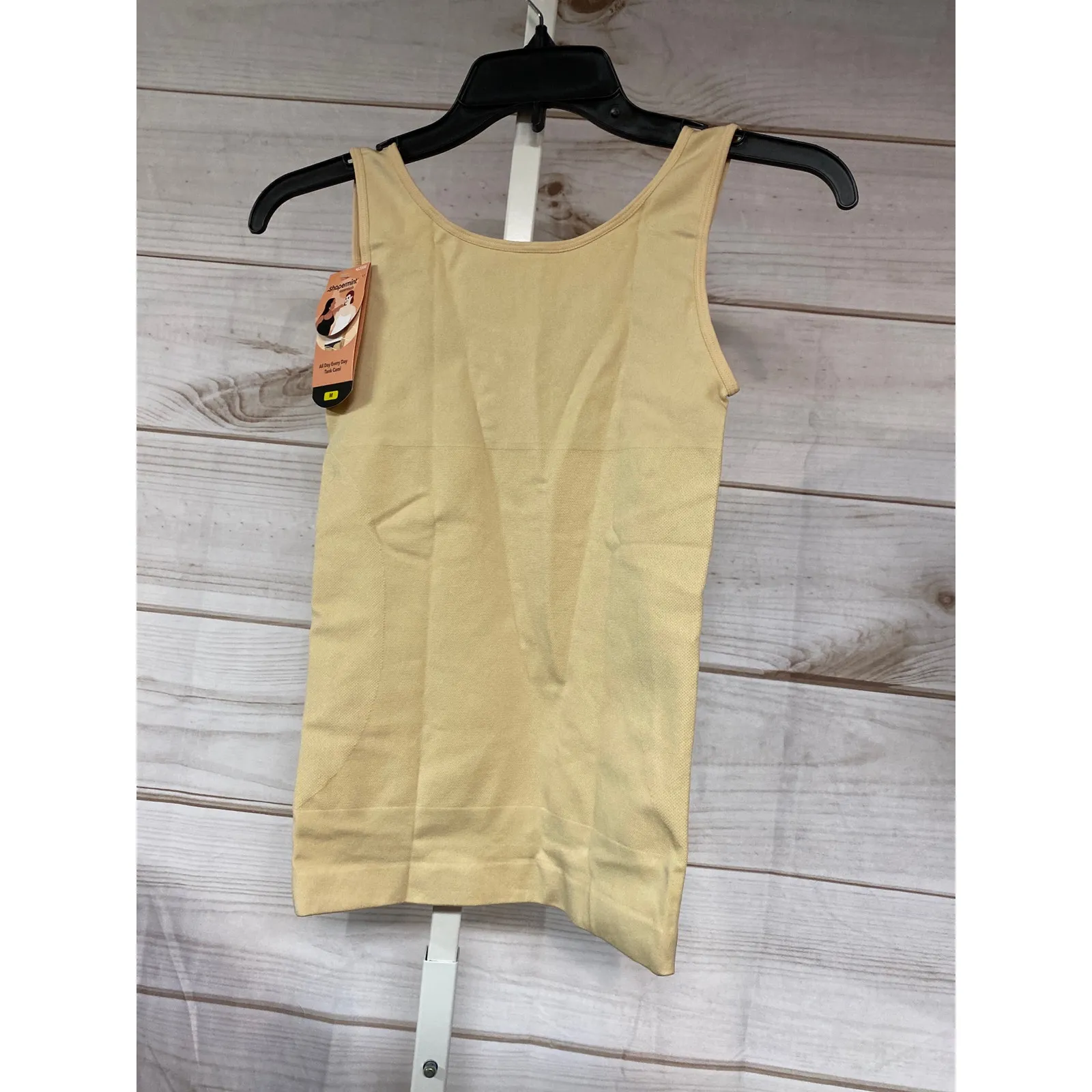 Brand New Shapermint Essentials Women's Size Medium Sleeveless Shaping Tank Tan - Image 2