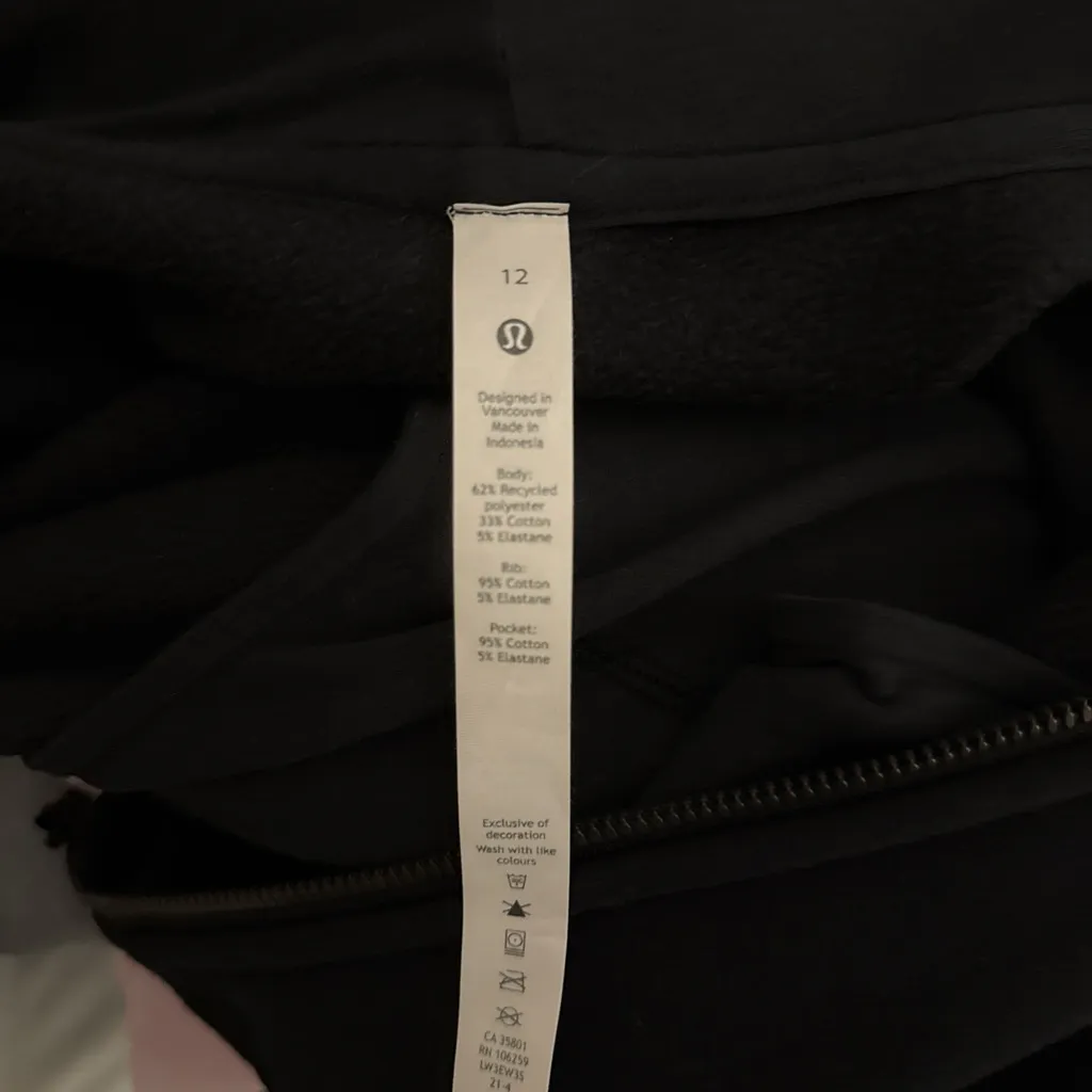 lululemon athletica Black Scuba Hoodie - Image 3
