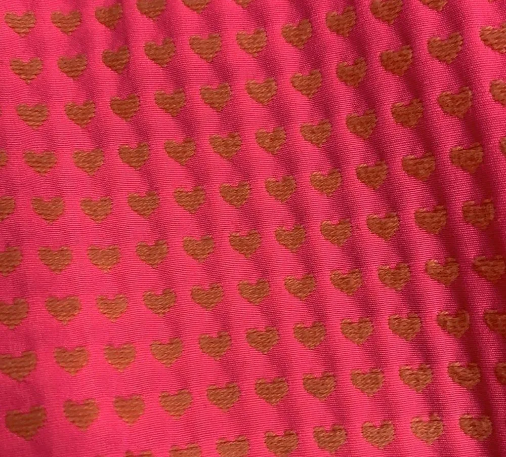 Hot Pink Heart Flare Style Skater Mini Skirt W - Image 2