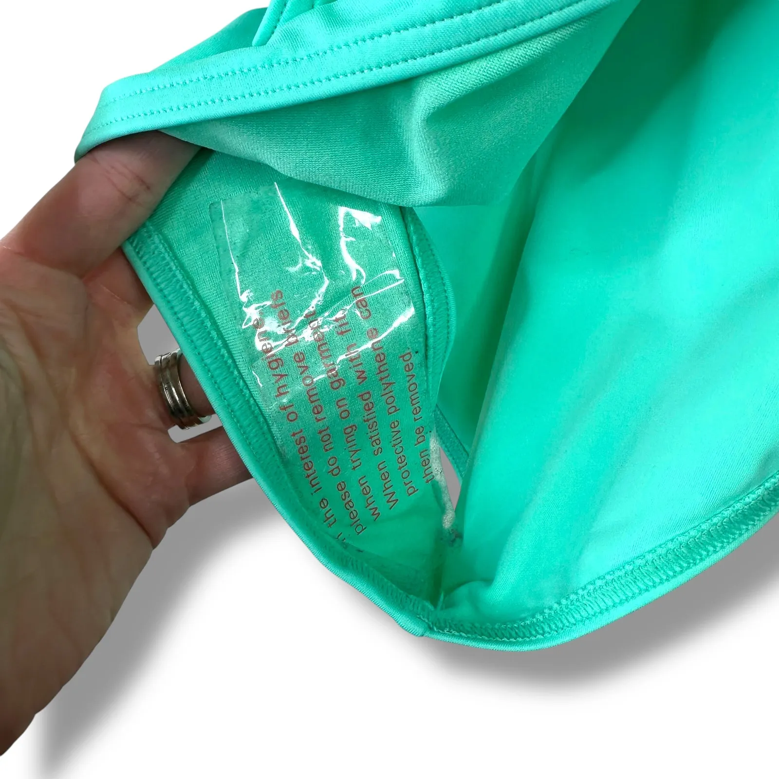 Adidas Originals NWT Prism Mint Trefoil Classic Logo One-Piece Sport Swimsuit - Image 11