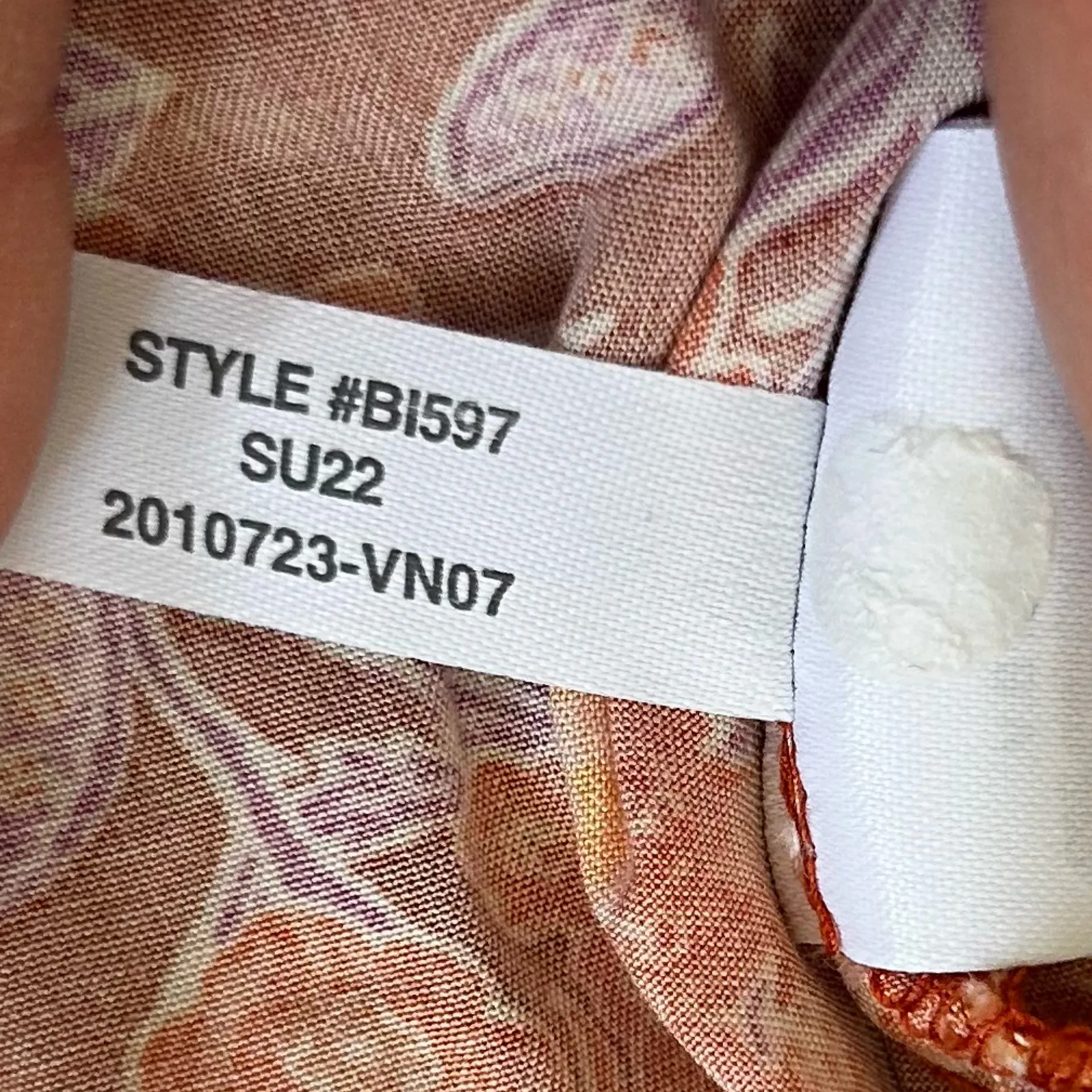 J.Crew Floral Print Tiered Maxi Dress Sleeveless Orange Purple Ruffle Size XL - Image 10