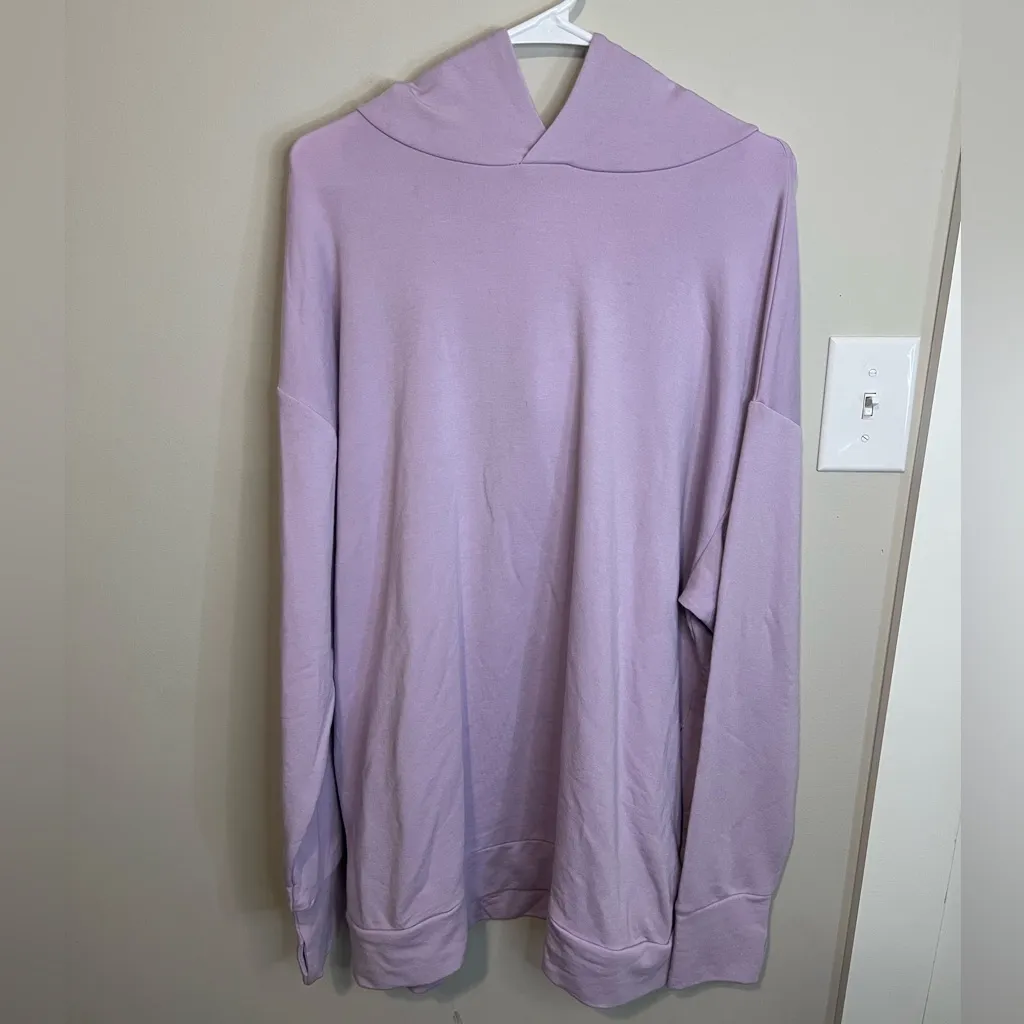 NWT Offline by Aerie Light Purple “Coffee, Carbs, Cardio” Hoodie - Image 4