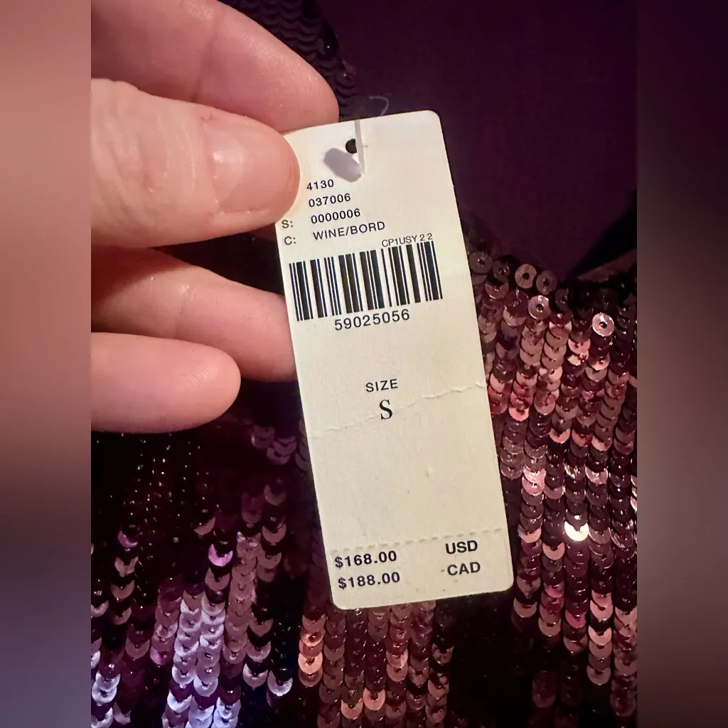 NWT Anthropologie / Maeve | Kara Sequined Mini Dress, Size S - Image 7