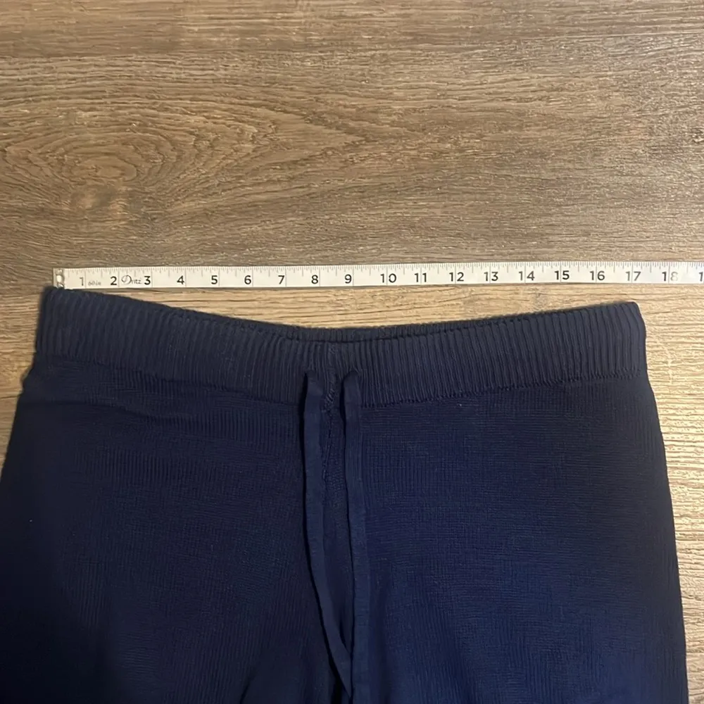 Life Is Good Blue Knit Shorts with Drawstring Waist - Large NWT - Image 5