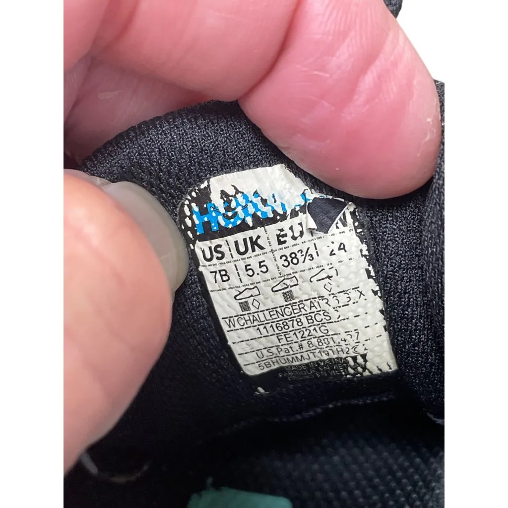 Hoka Challenger ATR 6  Womens Black Blue Trail Running Shoes 7B SKU 9462 - Image 6