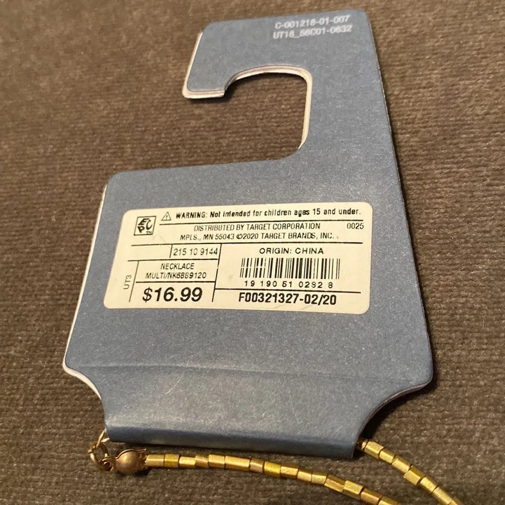 Women’s Universal Thread Necklace & Earrings Bundle One Size NWT - Image 6