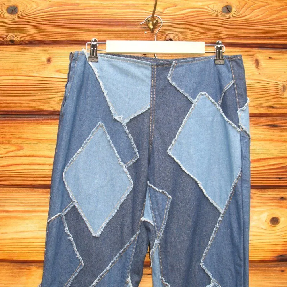 NWOT Jaded London Low Rise Patchwork Jeans - Image 5