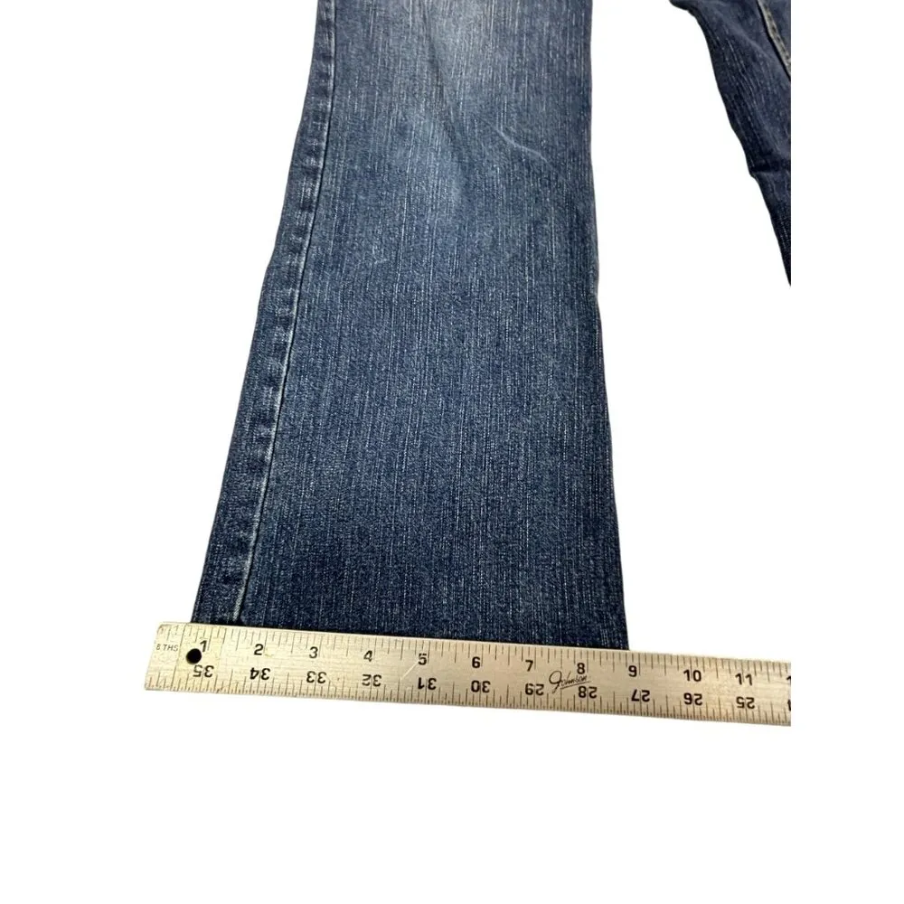 L.L. Bean Classic Fit Straight Leg Jeans Womens 16 Reg Blue Denim - Image 8
