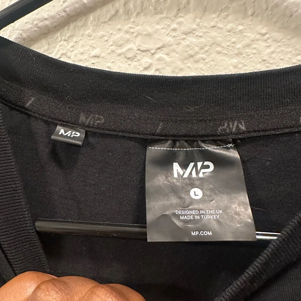 MyProtein Black Crop top Size L - Image 2