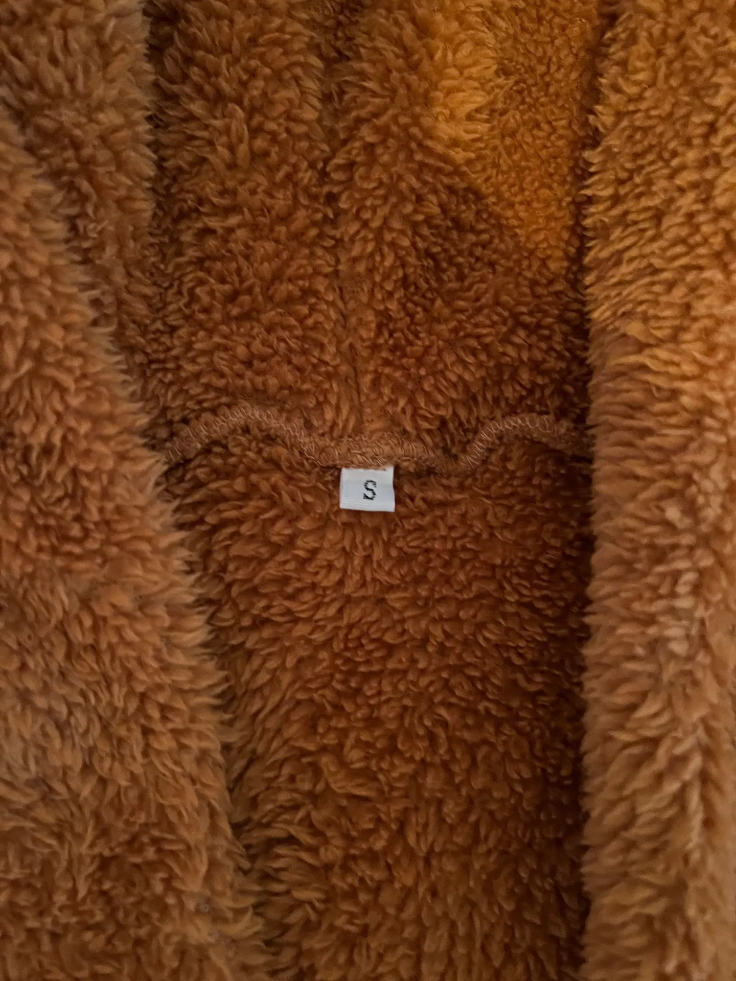 SheIn Brown Teddy Coat - Image 6