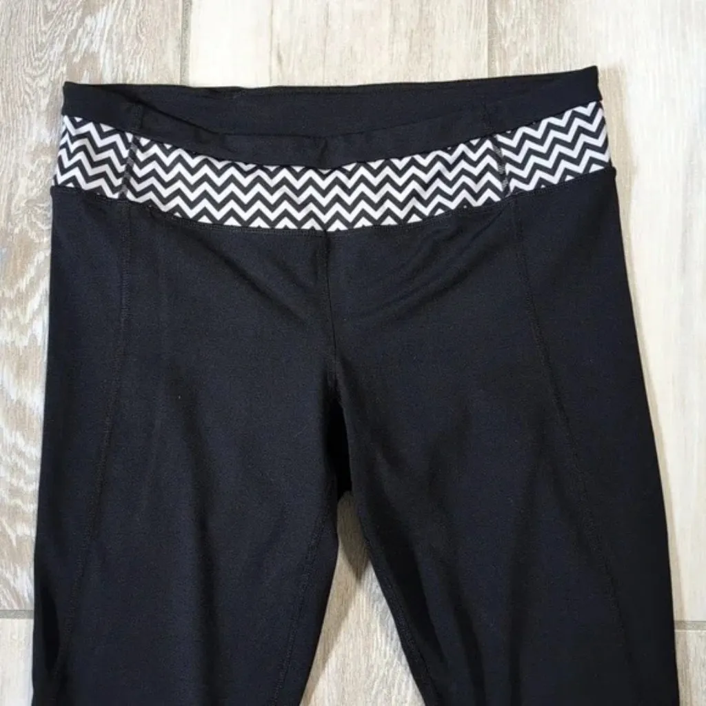 Gap Body Capri Leggings | Gap Body Leggings Capris | Gap Chevron Waist Capris - Image 2