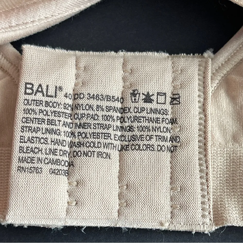 BALI | Comfort Revolution Seamless Wirefree Bra - Sz 40DD - Image 7