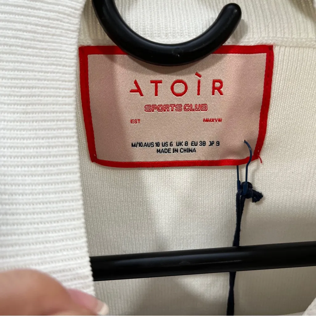 NWT Atoir The Sport Club Tracksuit dress Revolve size 6 striped long sleeve - Image 7