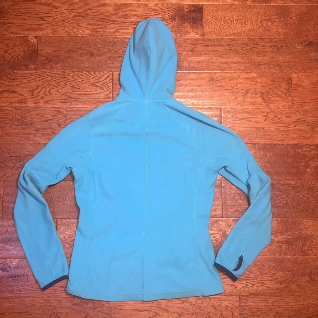 The North Face Light Blue Fleece Hoodie - Image 5