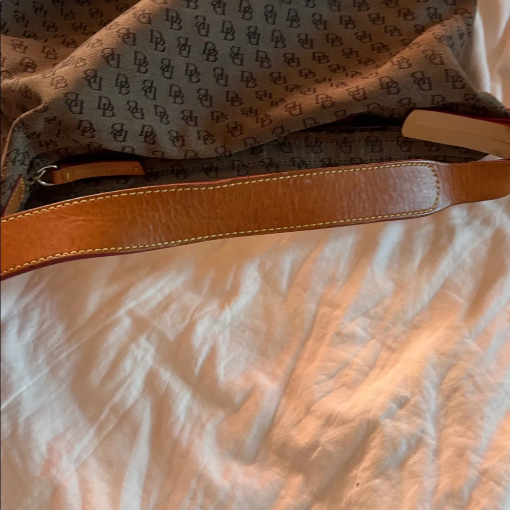 Vintage Dooney & Bourke Monogrammed Handbag - Image 6