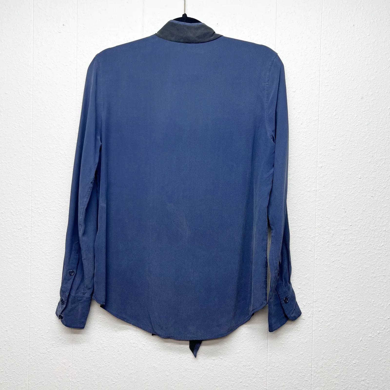 Equipment Silk Top Womens XS Career Workwear Business Formal Lightweight Flawed - Image 6