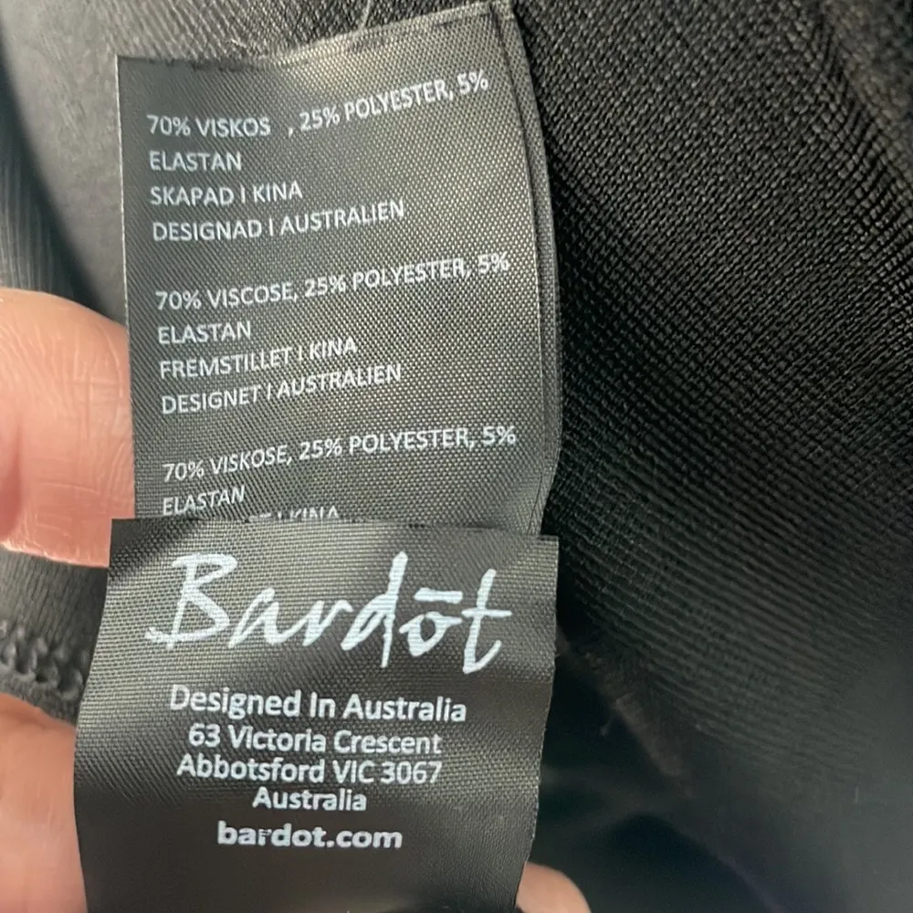 Bardot Womens Mila Black Long Sleeves Mini Corset Clubwear Dress Imperfections - Image 10