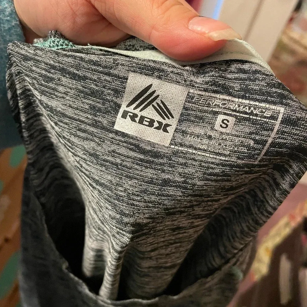 RBX GRAY SPACE DYE LONG SLEEVE ACTIVE TOP - Image 2