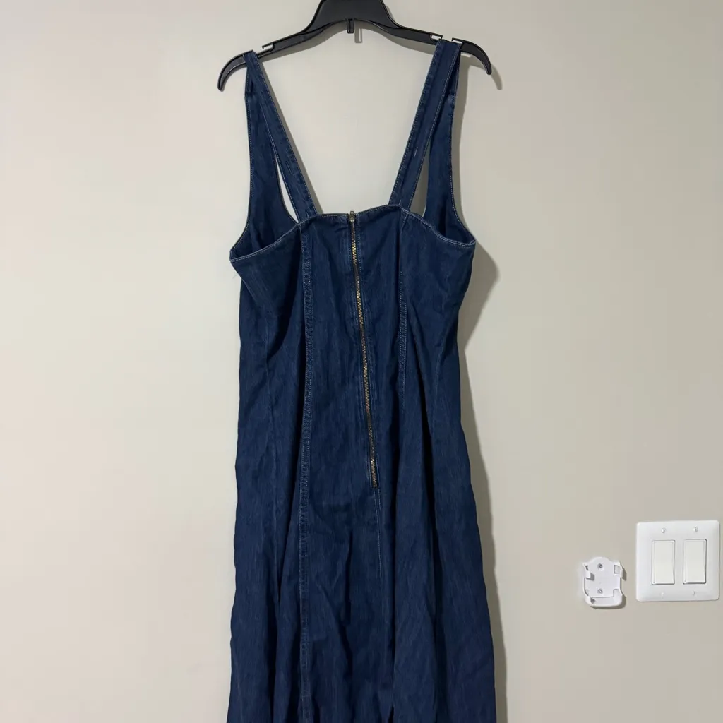 Reformation Jeans Amory Midi Dress Size 8 - Image 10