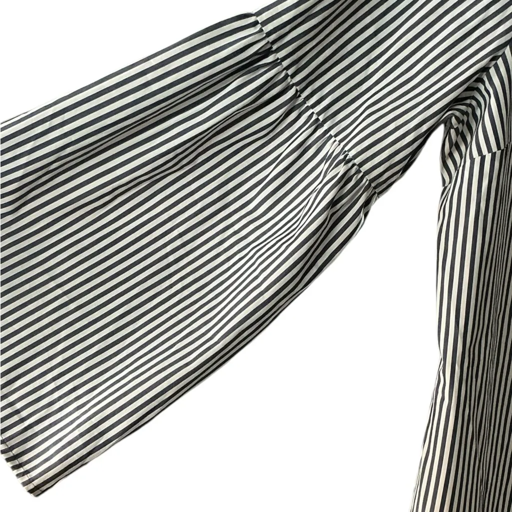 Michael Kors Navy and White Striped Top - Image 7