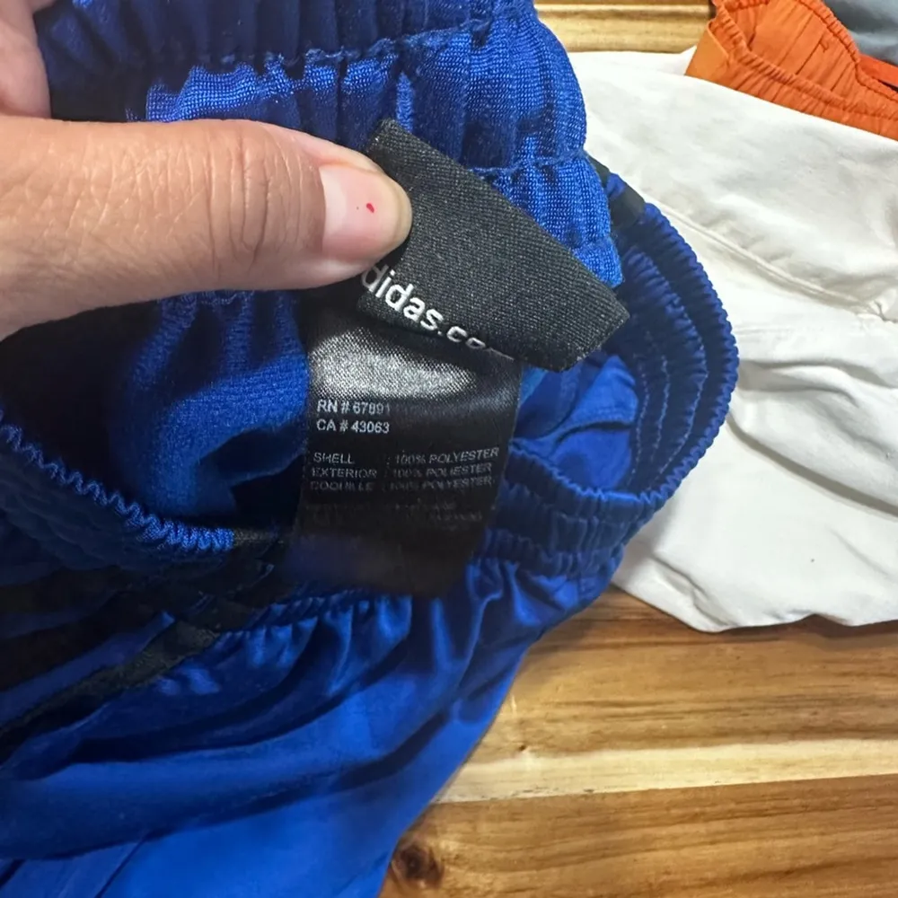 adidas Blue Essentials 3-Stripes Pants - Image 7