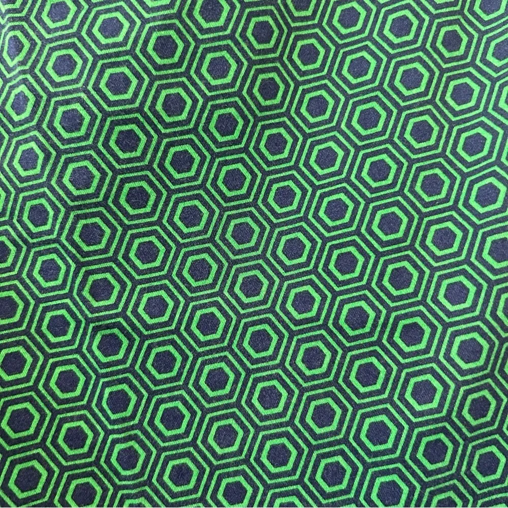 Laundry by Shelli Segal green and navy geometric print Bermuda shorts size 14 - Image 16