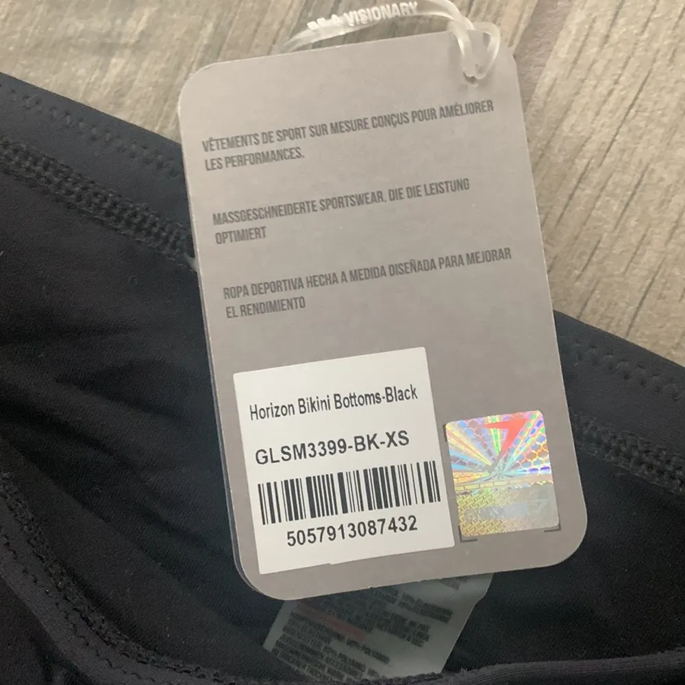 GYMSHARK horizon bikini bottom in black - Image 4