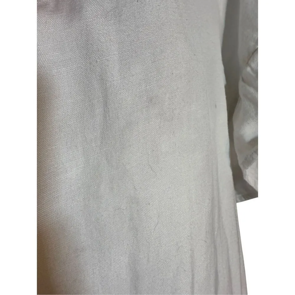 Urban Outfitters Women's White Short Sleeve Mini Dress Tunic Size XS - Image 6