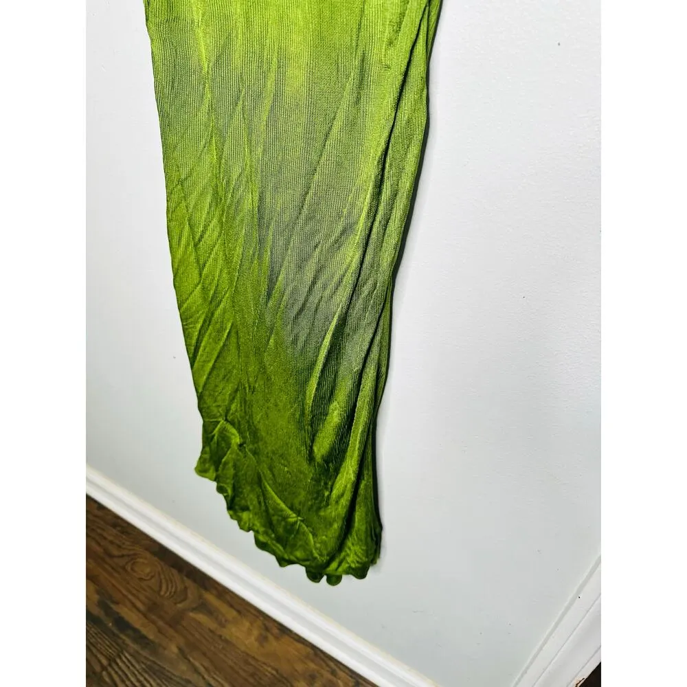 ATLEIN x RTR Women's Green Sleeveless Crewneck Knit Midi Dress Size XXL - Image 7