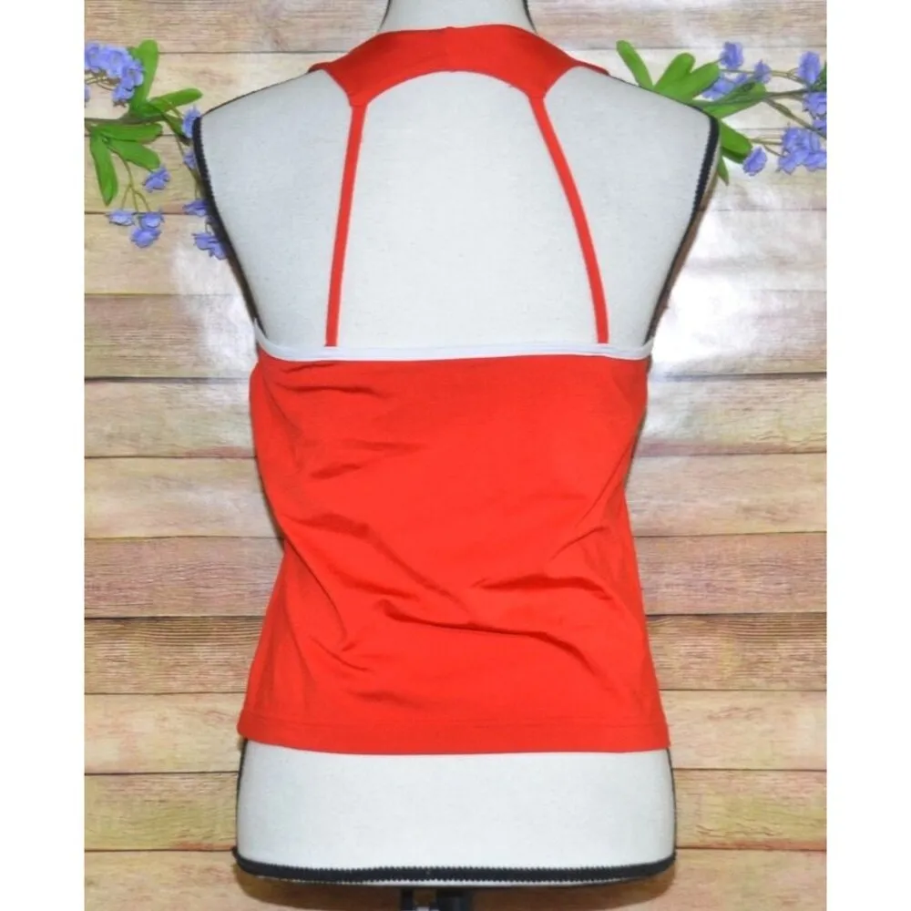 LBH Womens M Red Sleeveless Top V - Image 4