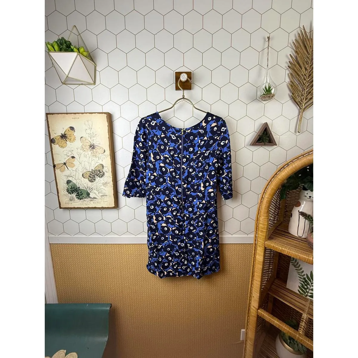 BODEN Jessa Dark Navy Lace Tunic Dress - Image 4