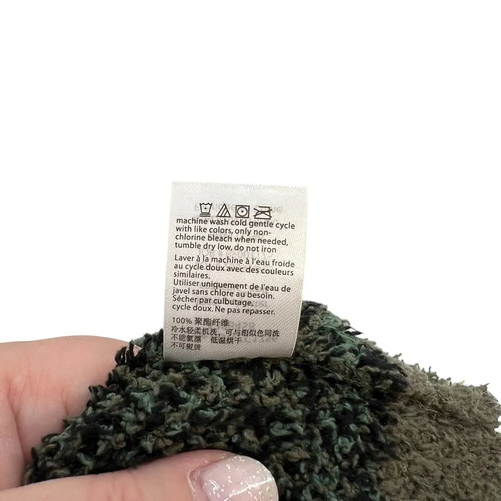 Barefoot Dreams CozyChic‎ Seaside Crew Neck Pullover Sweater Green Camo Small - Image 16