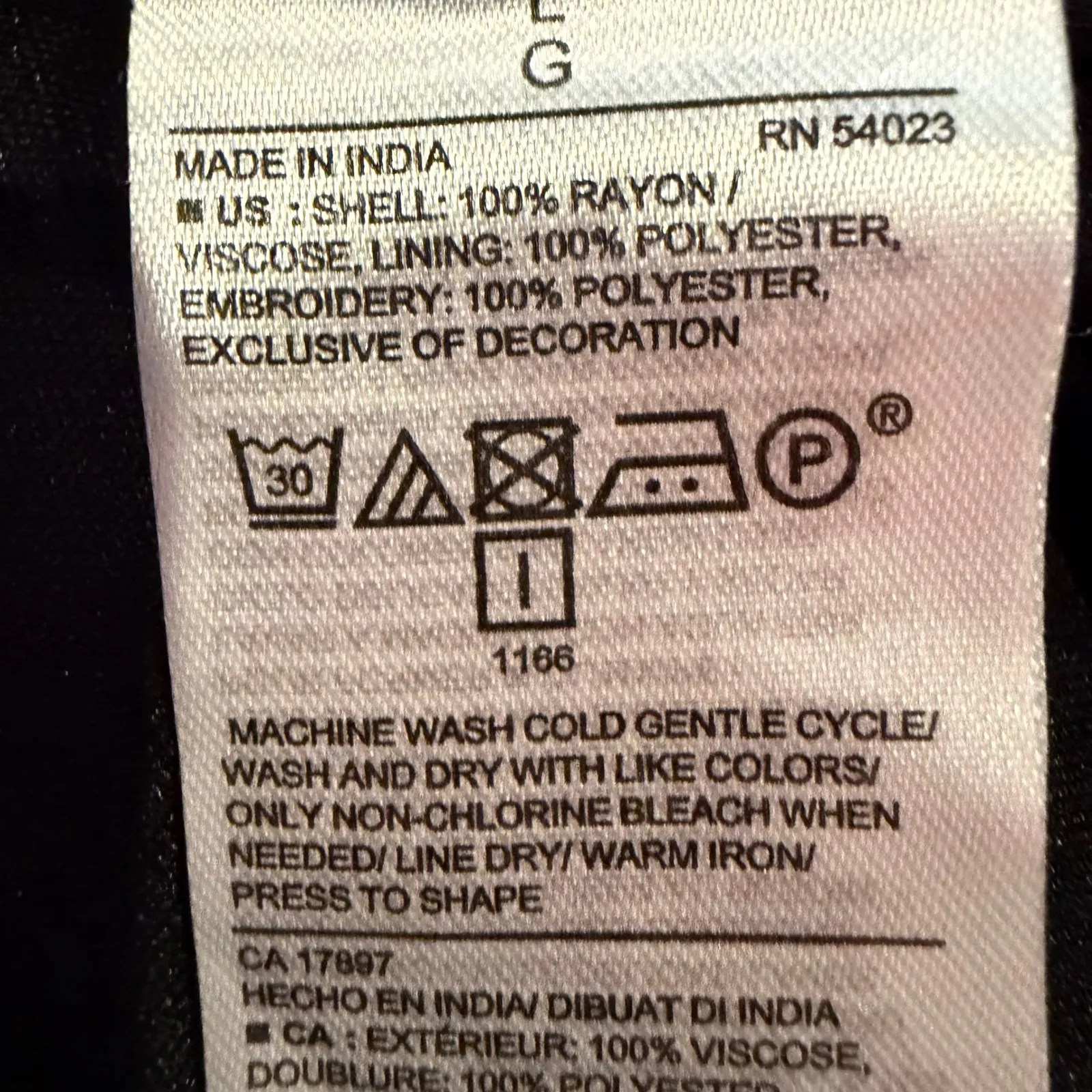 Old Navy Embroidered Gauze Tassel Tie Mini Dress Women's Large Black Boho Hippie - Image 11