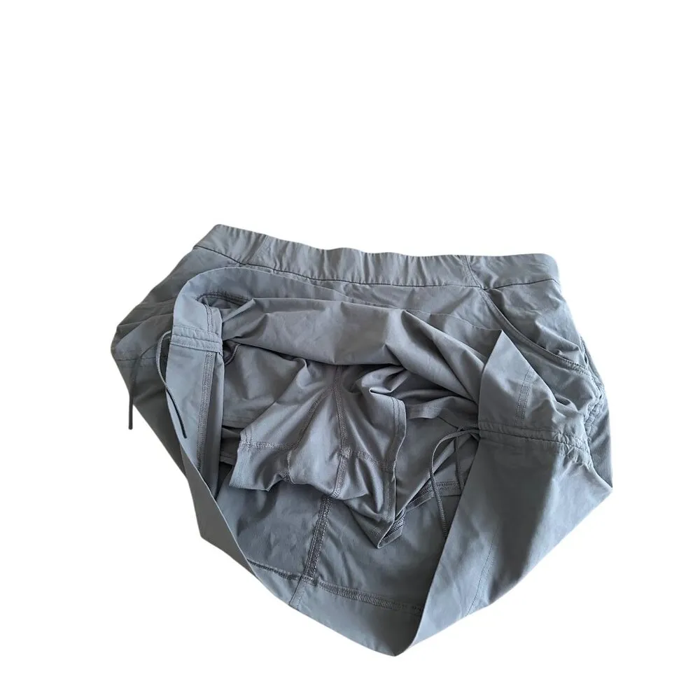 Columbia Womens Gray Skort Size 13 Adjustable Drawstring Pockets Golf Tennis - Image 9