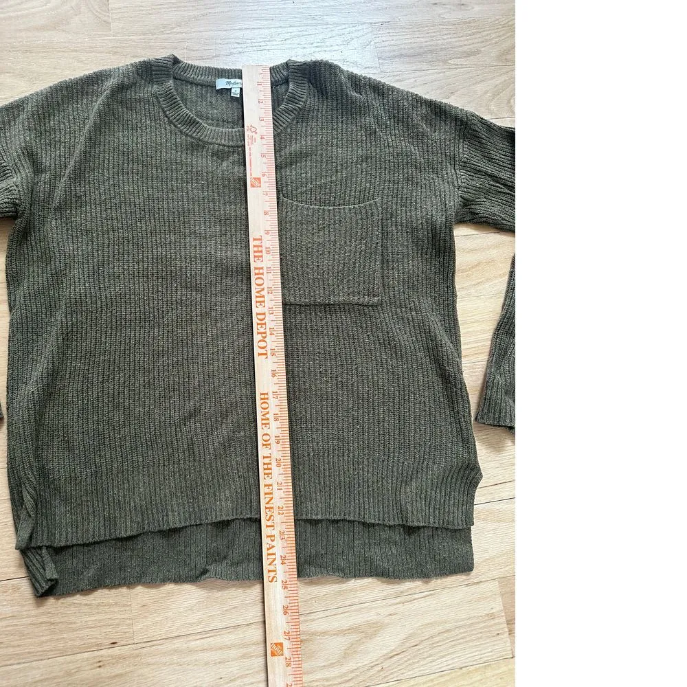 Medium Madewell Cozy Ribbed Knit Pullover Sweater‎ - Image 3