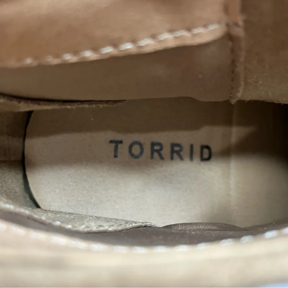 Torrid natural perforated stacked bootie‎ size 9.5 - Image 7